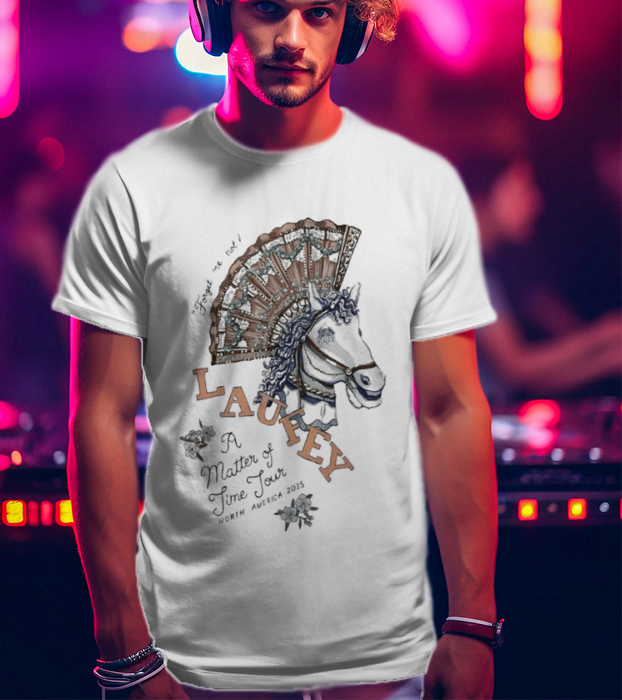 Awesome Laufey A Matter Of Time Horse Tour 2025 T-Shirt