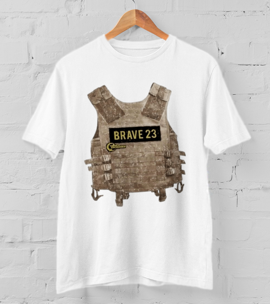 Awesome Camouflage Brave 23 Excellence Tactical Vest T-Shirt
