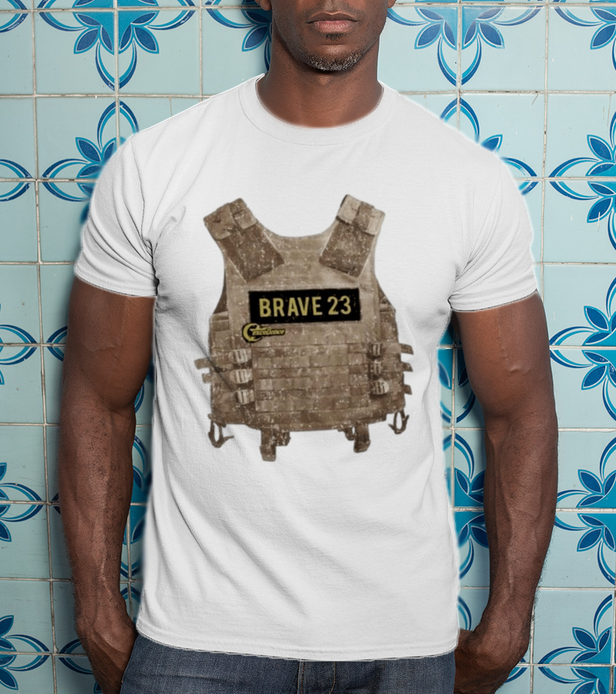 Awesome Camouflage Brave 23 Excellence Tactical Vest T-Shirt