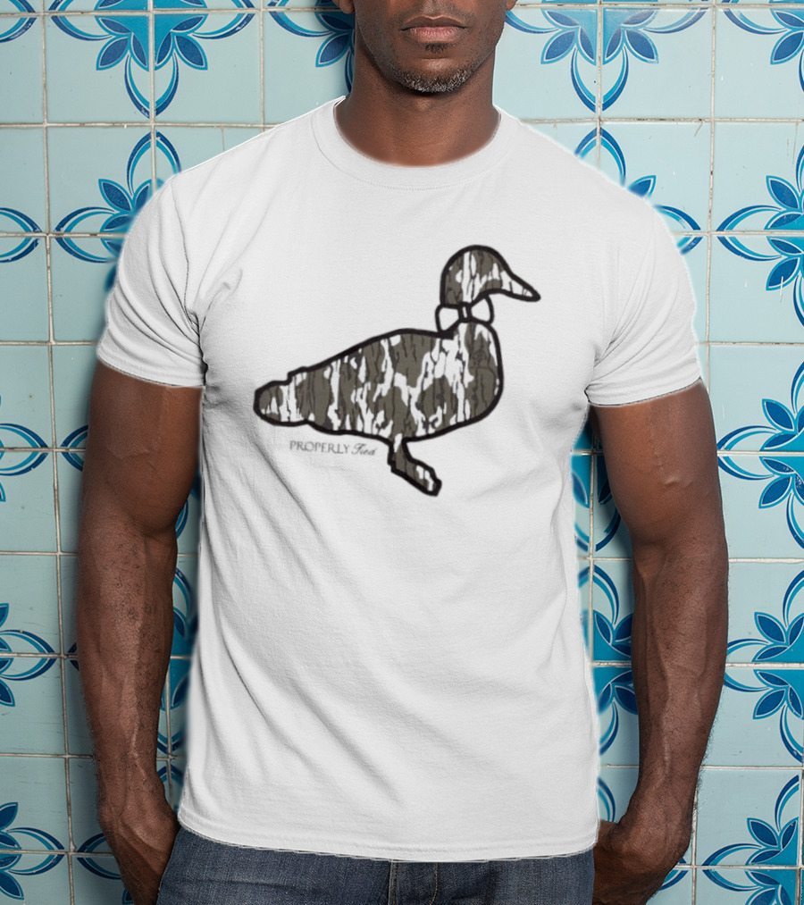 Duck Silhouette Camo Wildlife T-Shirt