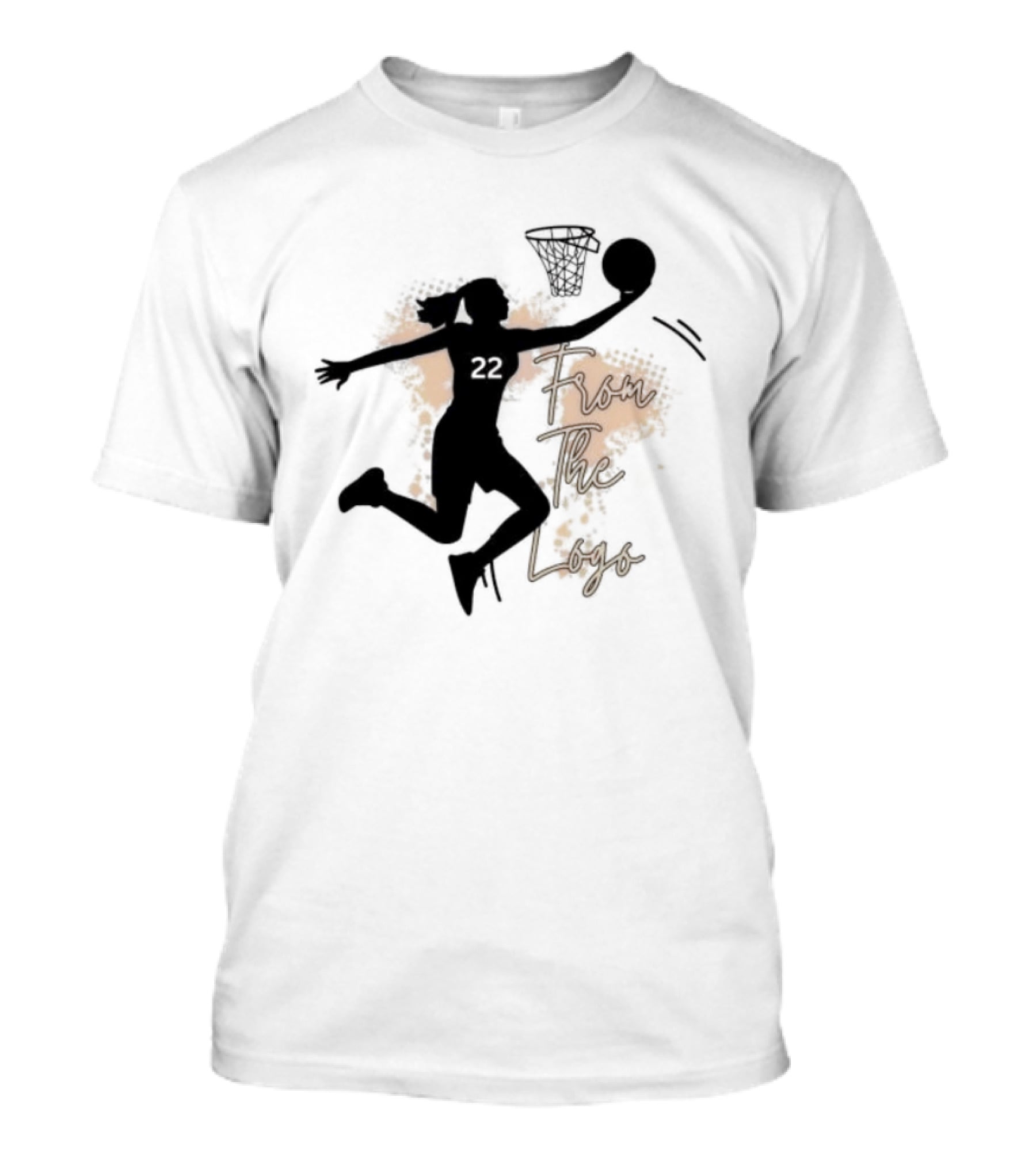 Caitlin Clark 22 Basketball From The T-Shirt