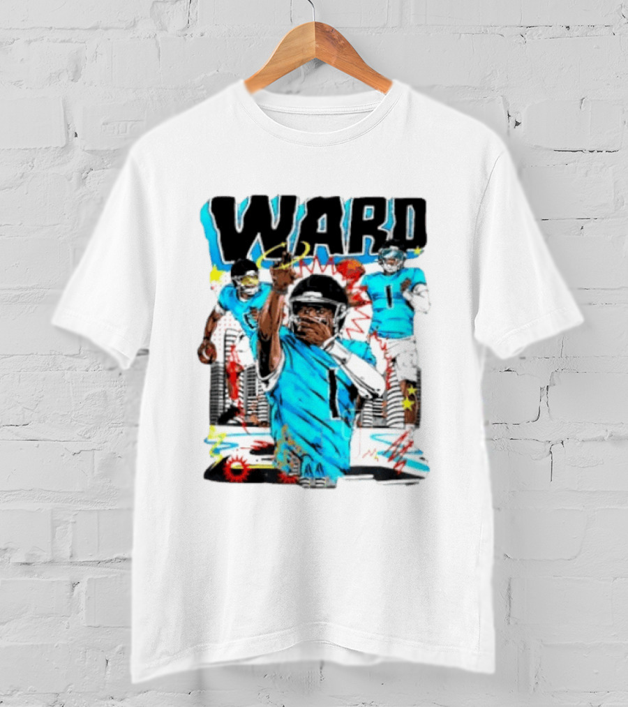 Tennessee Titans Ward Player Cartoon Comic T-Shirt