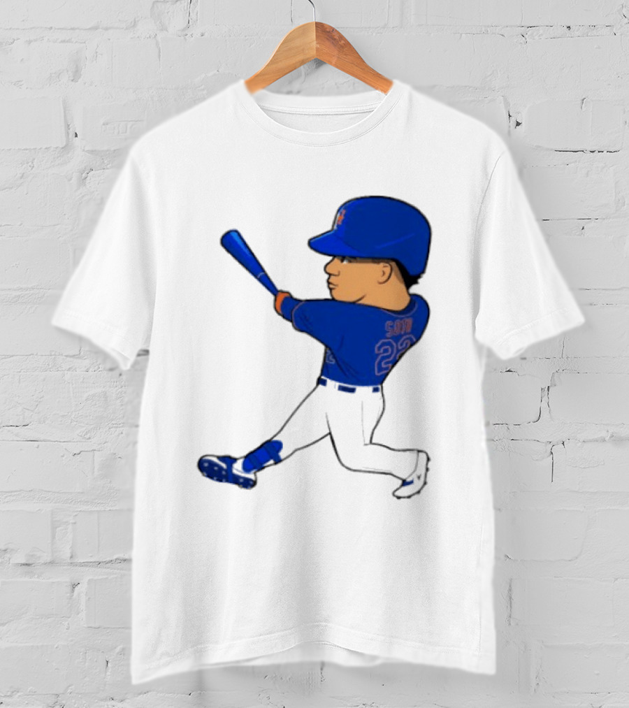 Juan Soto 22 Mets Baseball Swing LGM T-Shirt