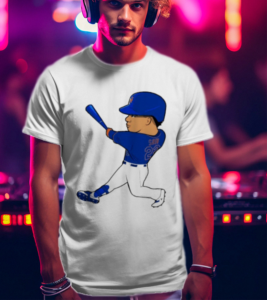 Juan Soto 22 Mets Baseball Swing LGM T-Shirt