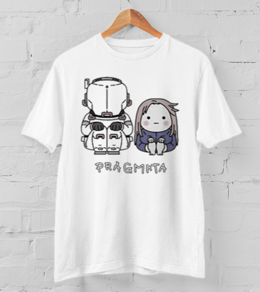 Pragmata Hugh Diana Sitting Together T-Shirt