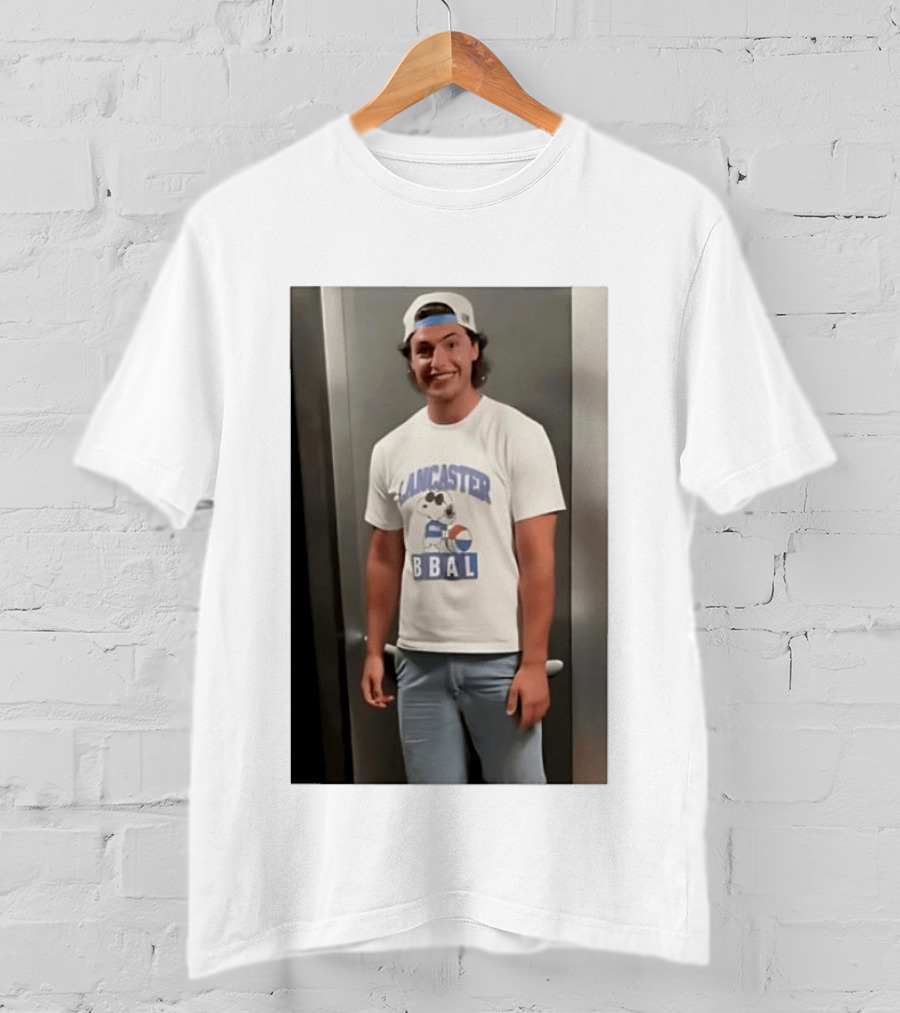 Snoopy Lancaster Basketball BBAL Vintage Peanuts Sports Cartoon T-Shirt