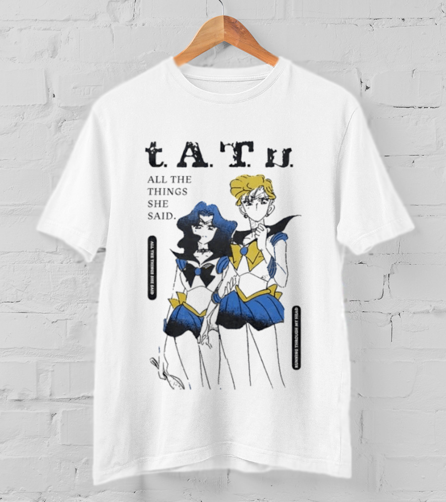 T.A.T.u. All The Things She Said Sailor Senshi T-Shirt