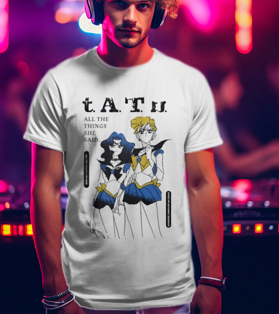 T.A.T.u. All The Things She Said Sailor Senshi T-Shirt