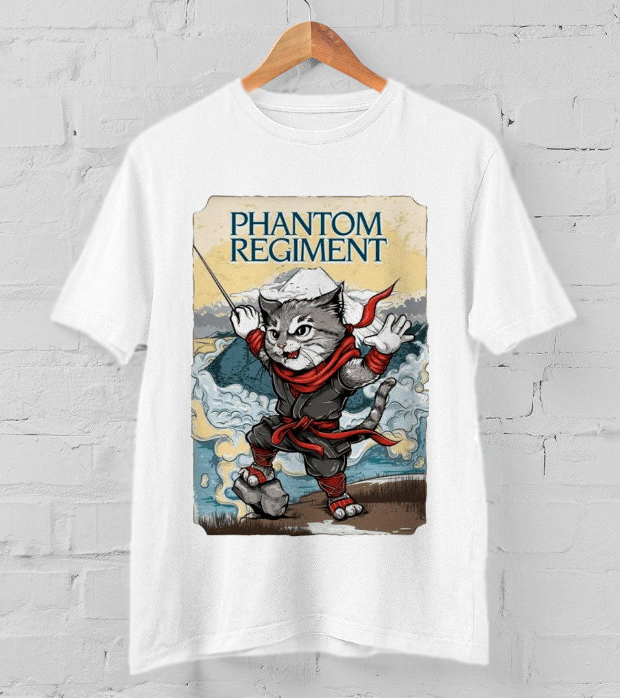 Original Phantom Regiment Conductor Cat Ninja T-Shirt