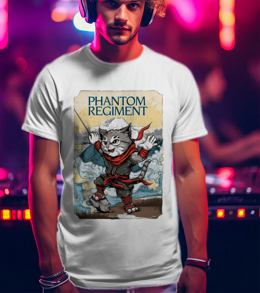 Original Phantom Regiment Conductor Cat Ninja T-Shirt
