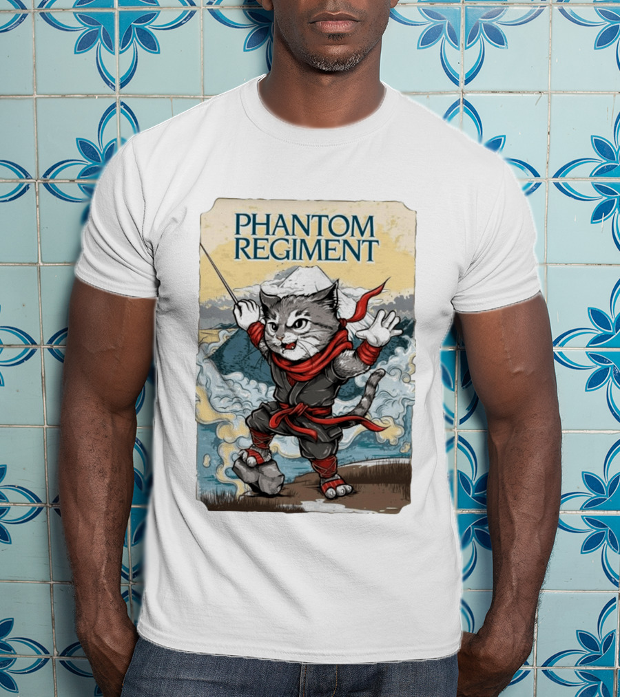 Original Phantom Regiment Conductor Cat Ninja T-Shirt