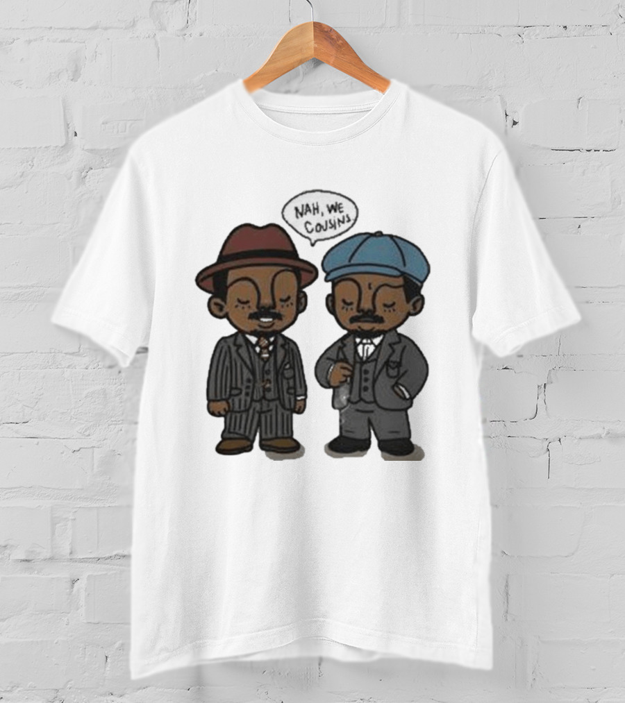 Original Sinners Nah We Cousins 2025 Two Characters In Suits T-Shirt