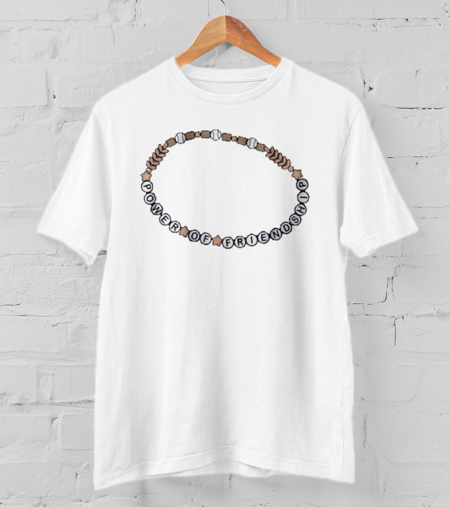 Milwaukee Brewers The Power Of Friendship Baseball Bracelet T-Shirt