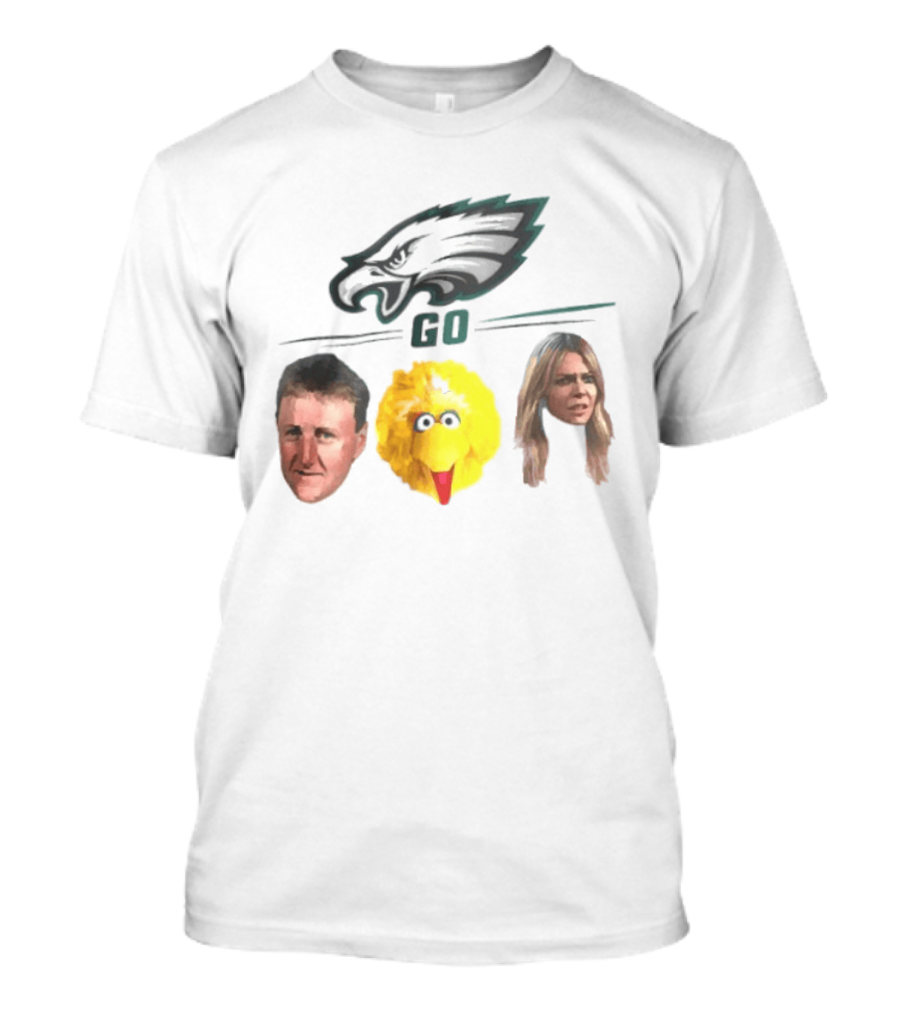 Philadelphia Eagles Go Birds Larry Bird Big Bird The Bird T-Shirt