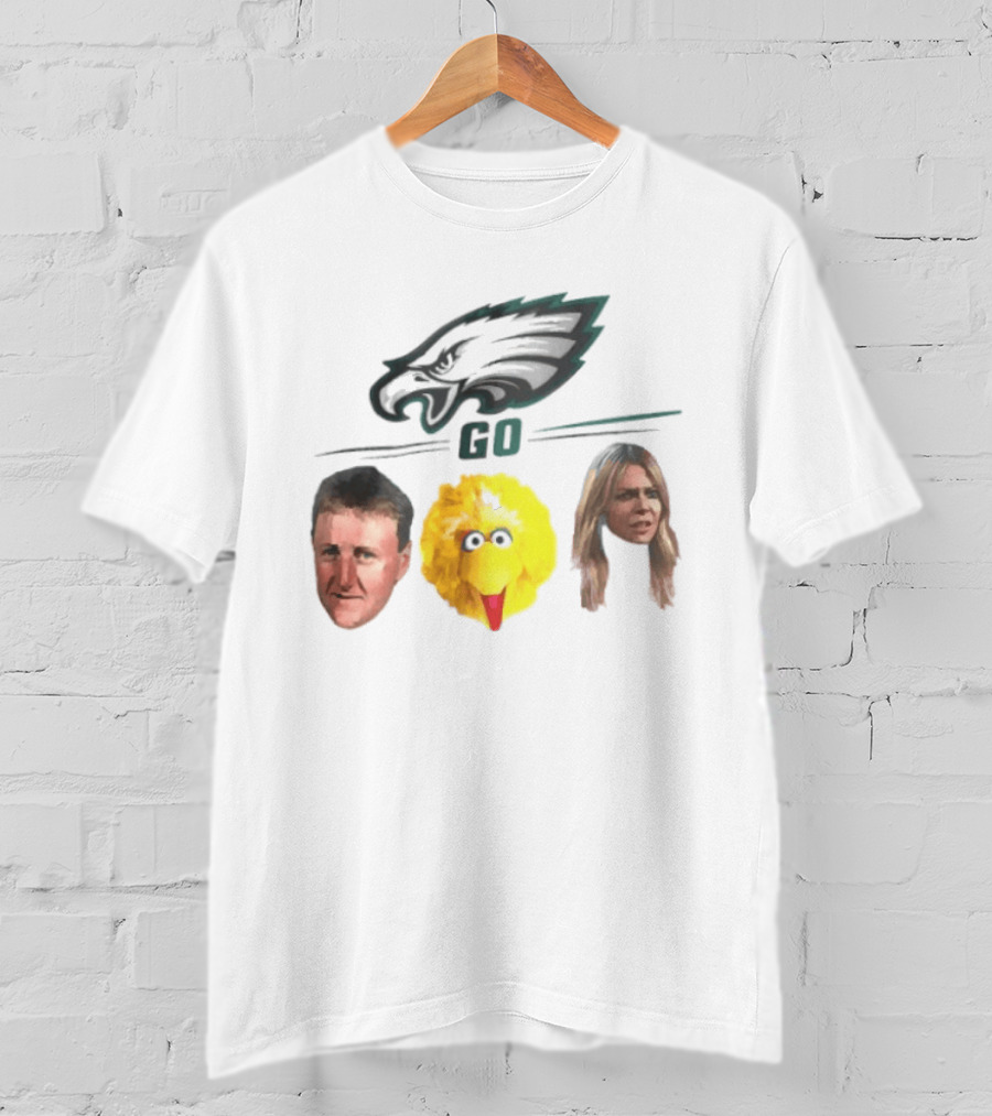 Philadelphia Eagles Go Birds Larry Bird Big Bird The Bird T-Shirt