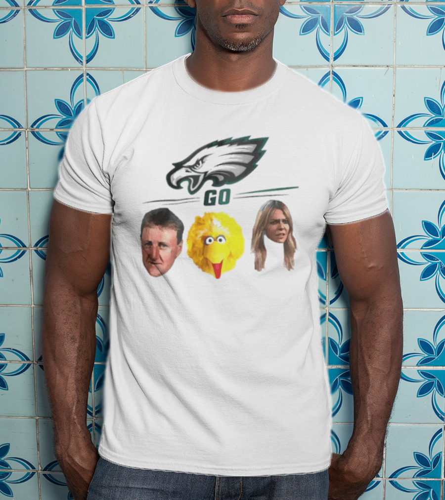 Philadelphia Eagles Go Birds Larry Bird Big Bird The Bird T-Shirt
