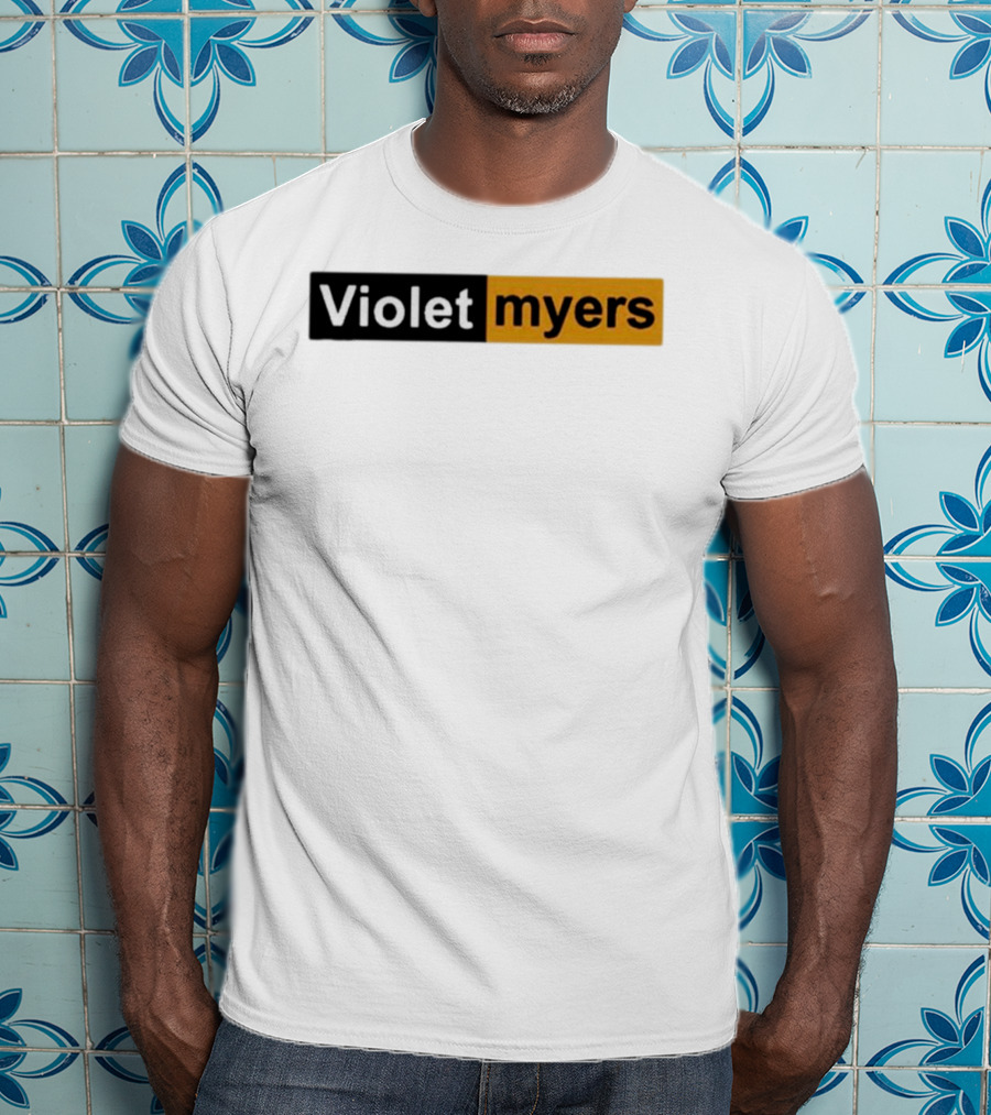 Violet Myers Black And Orange T-Shirt