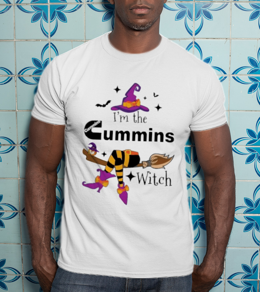 I'm The Cummins Witch Halloween Broomstick Costume T-Shirt