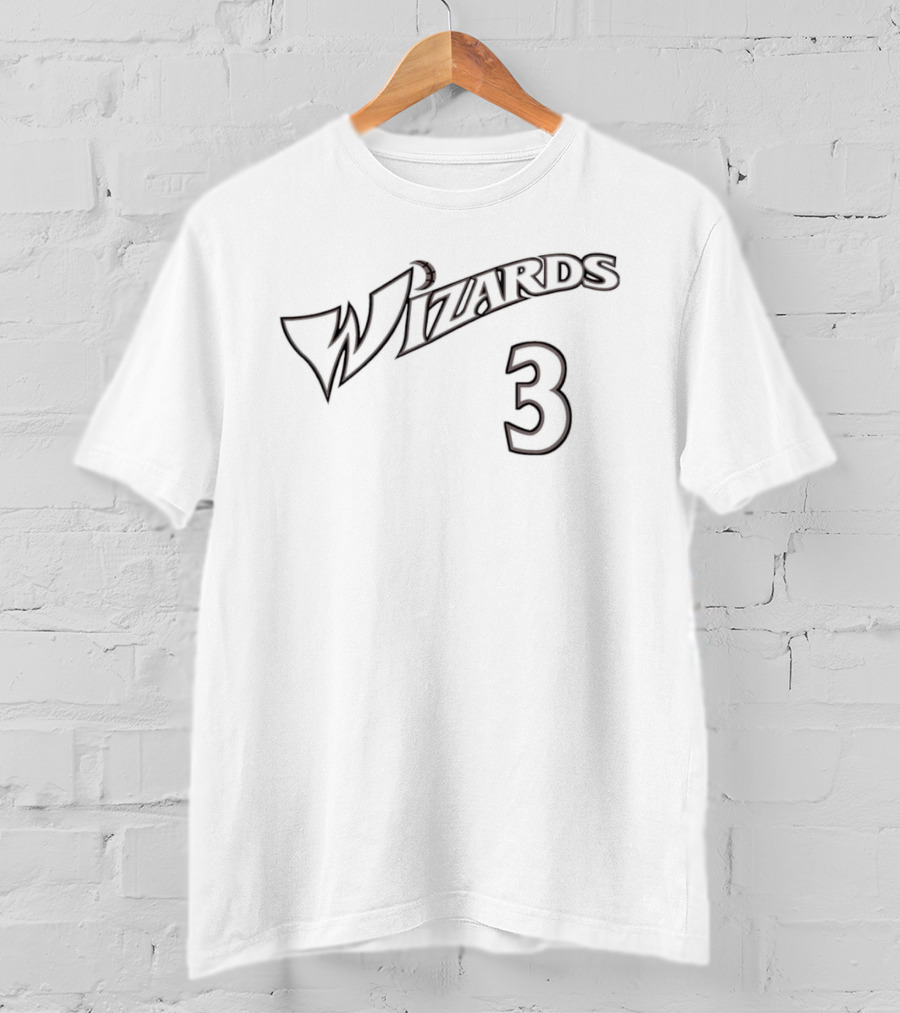 Wizards 3 Washington Wizards Team Logo Basketball Fan T-Shirt