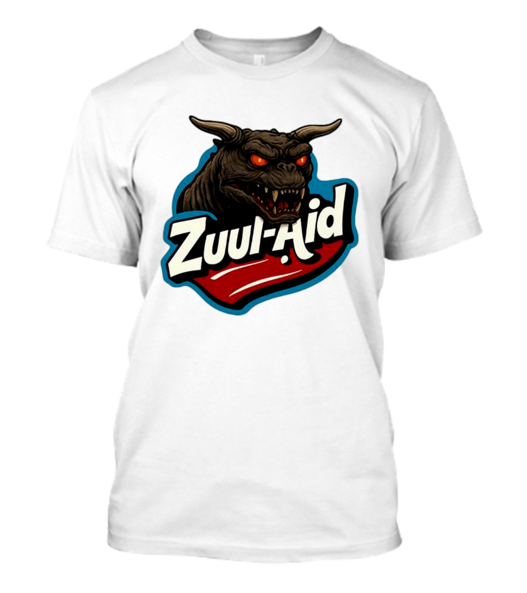 Zuul Aid Ghostbusters Demon Red Eyes Monster T-Shirt