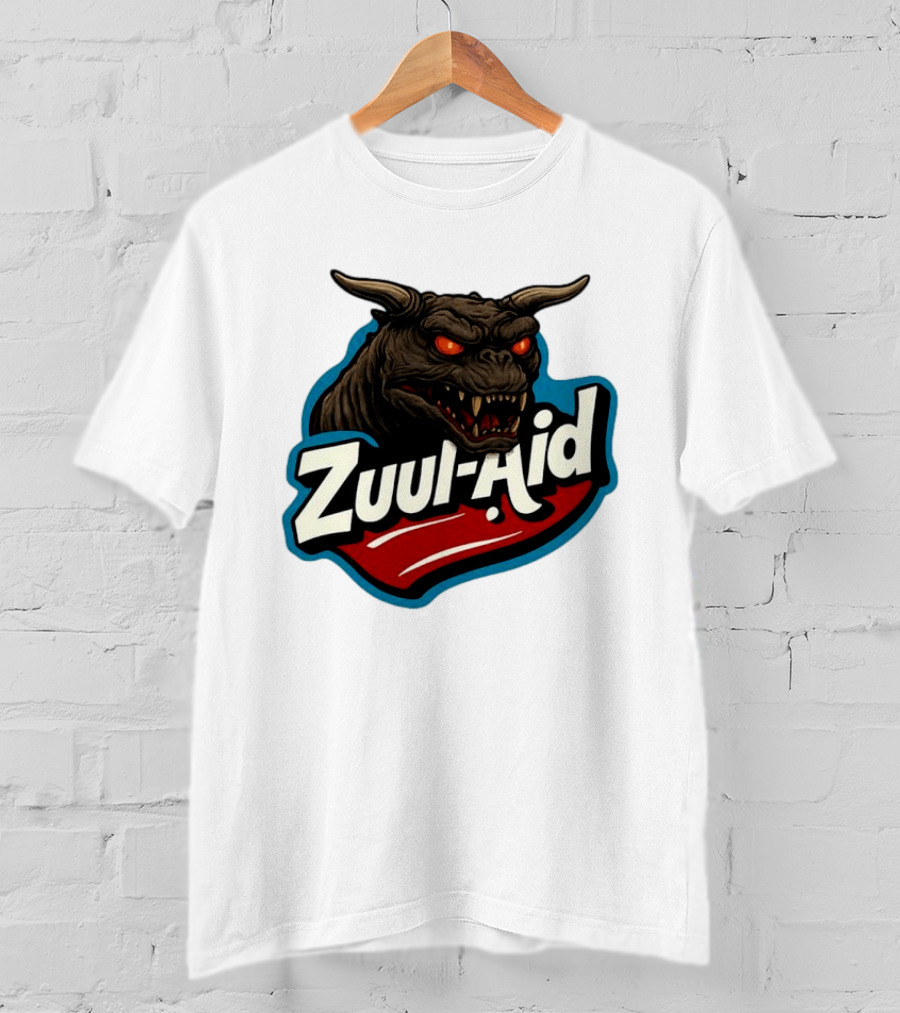 Zuul Aid Ghostbusters Demon Red Eyes Monster T-Shirt