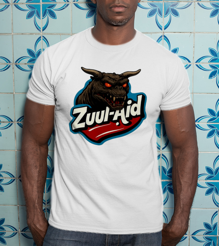 Zuul Aid Ghostbusters Demon Red Eyes Monster T-Shirt