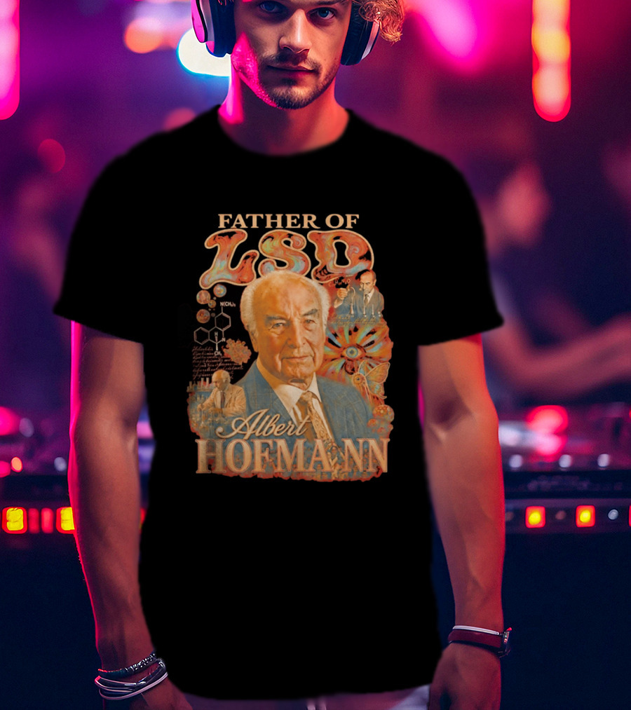 Father Of LSD Albert Hofmann Psychedelic T-Shirt