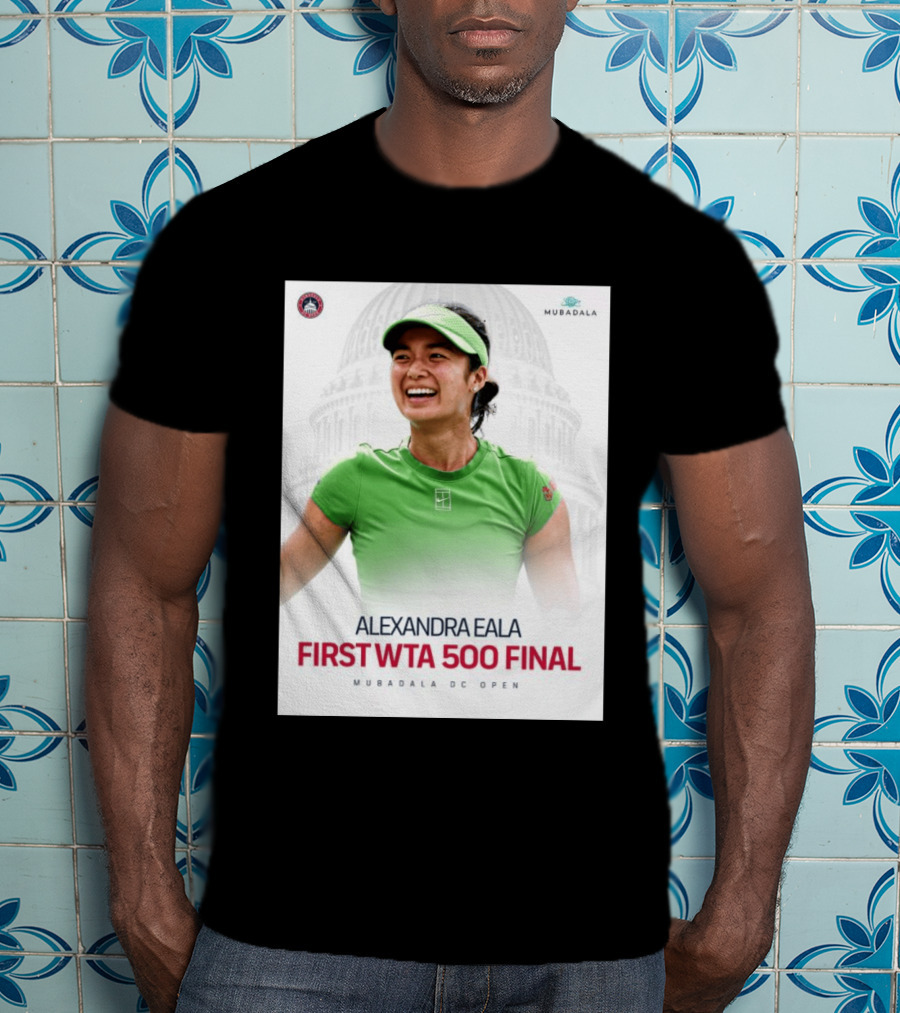 Alexandra Eala First WTA 500 Final Mubadala DC Open Capitol Building T-Shirt