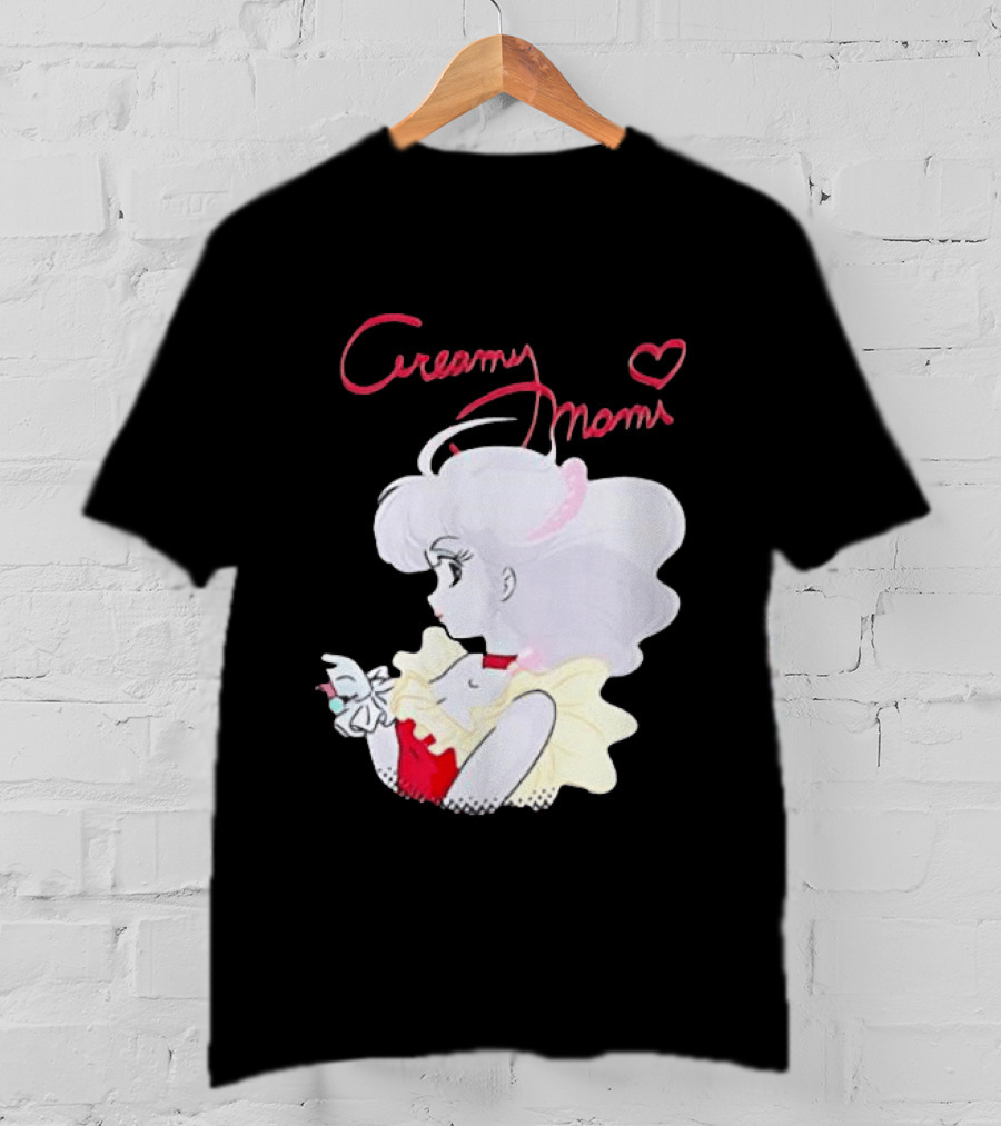 Magical Angel Creamy Mami Anime Character With Heart And Butterfly T-Shirt