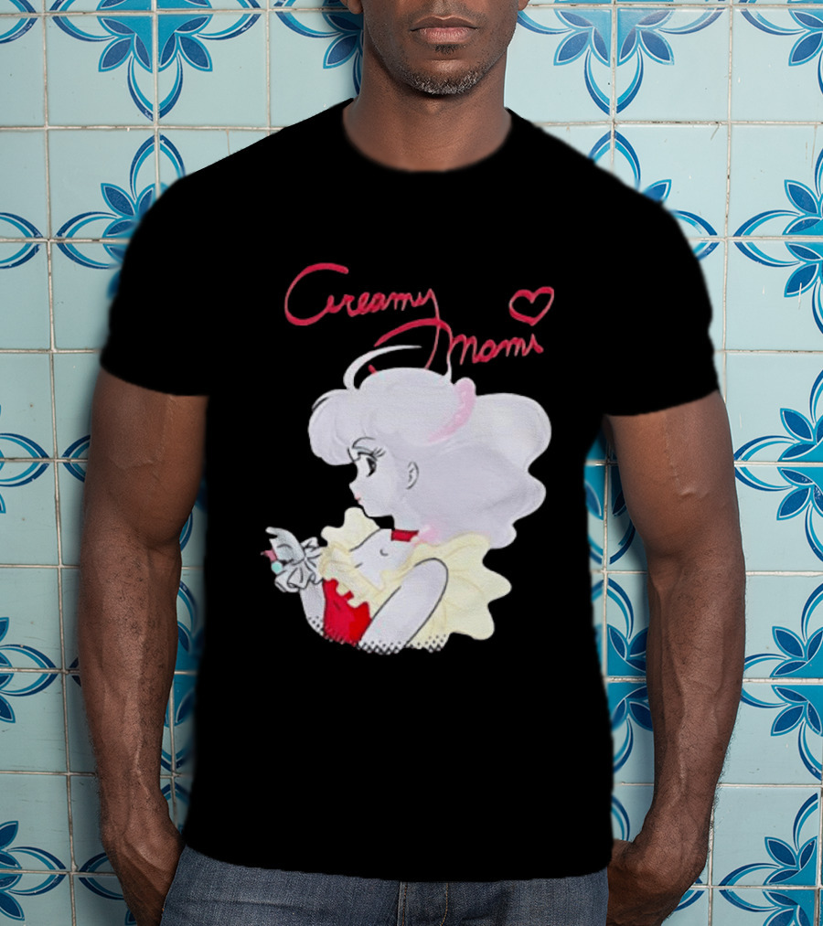 Magical Angel Creamy Mami Anime Character With Heart And Butterfly T-Shirt