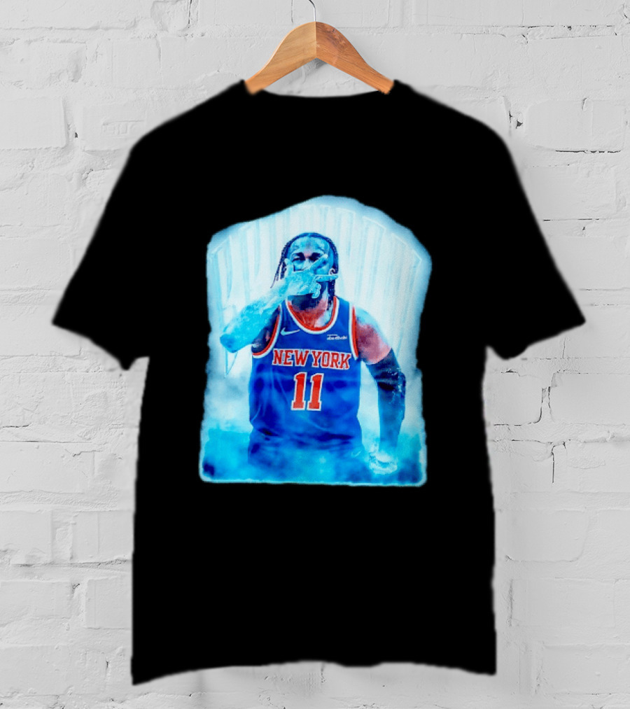 Jalen Brunson New York Knicks Number 11 NBA Basketball Player T-Shirt