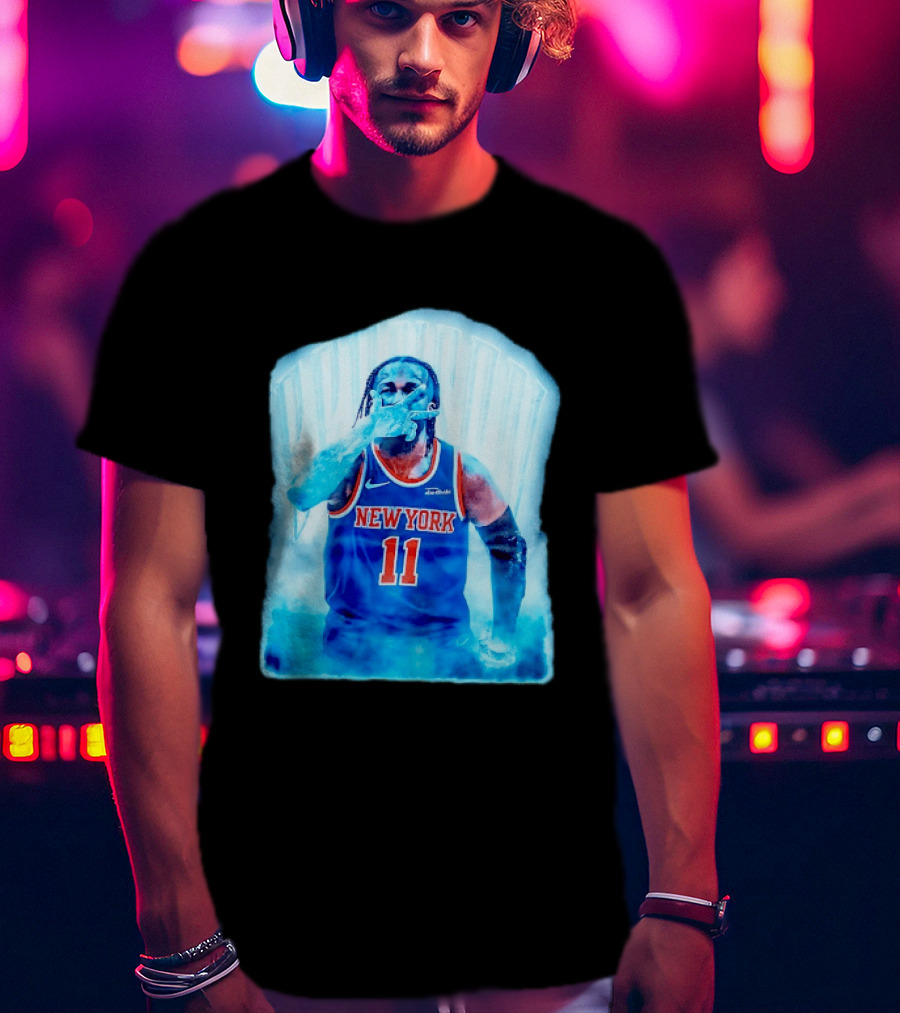 Jalen Brunson New York Knicks Number 11 NBA Basketball Player T-Shirt