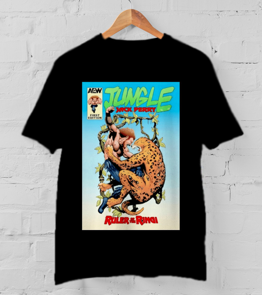 AEW Jungle Jack Perry First Edition Ruler Of The Ring T-Shirt