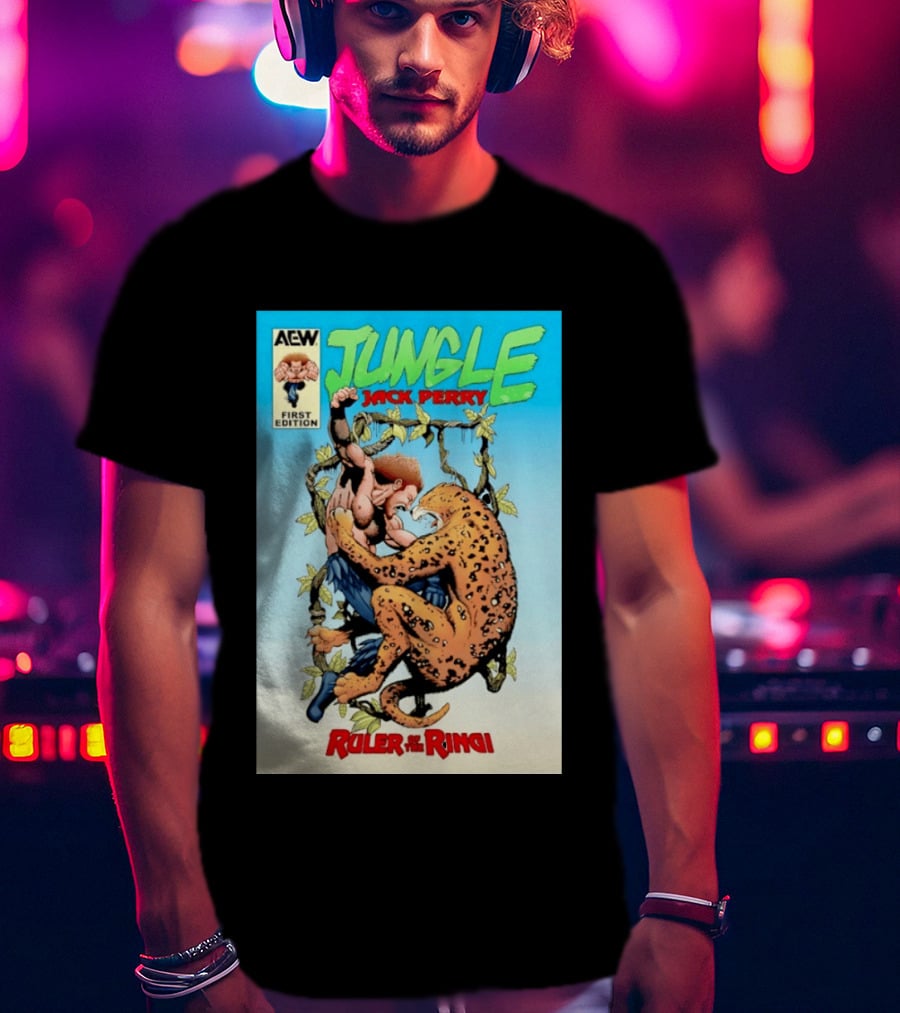 AEW Jungle Jack Perry First Edition Ruler Of The Ring T-Shirt