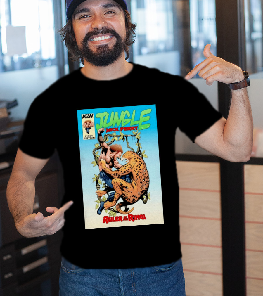 AEW Jungle Jack Perry First Edition Ruler Of The Ring T-Shirt