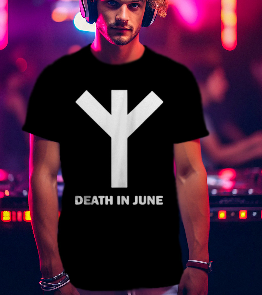 Death In June Neofolk Symbol Douglas Pearce T-Shirt
