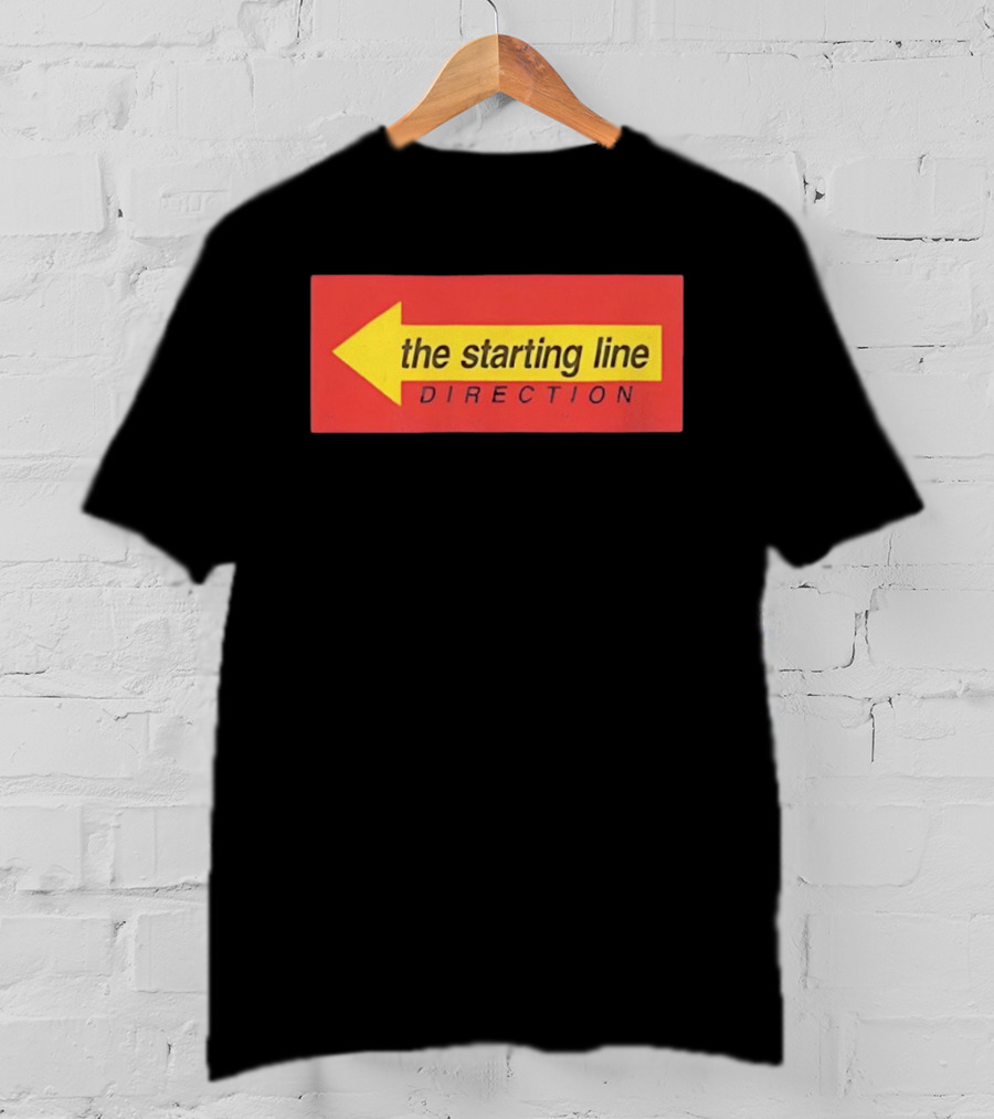 The Starting Line Direction Pop Punk Band Yellow Arrow T-Shirt