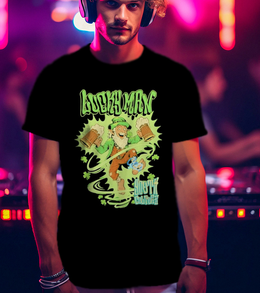 Lucky Man Leprechaun Youth Culture More Than Movement St Patricks Day T-Shirt