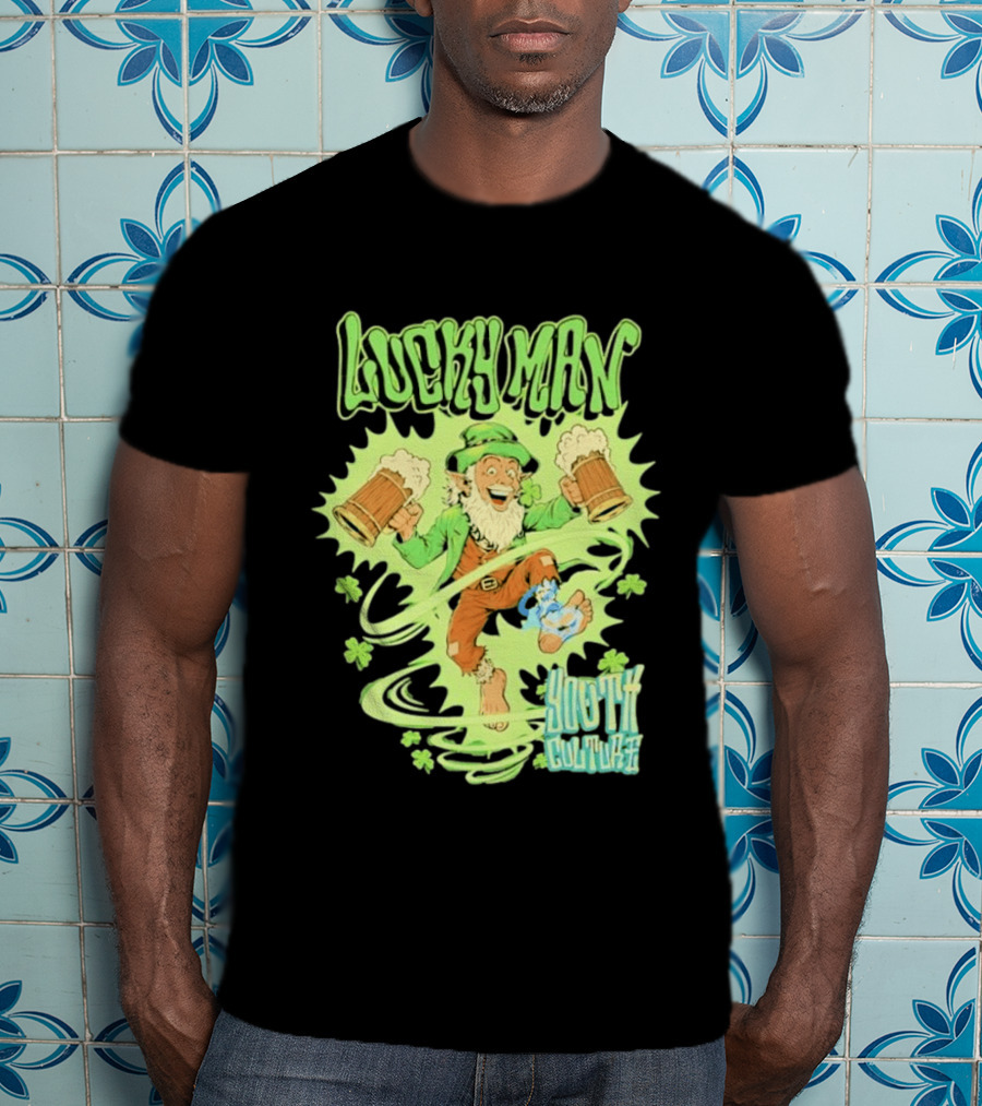 Lucky Man Leprechaun Youth Culture More Than Movement St Patricks Day T-Shirt