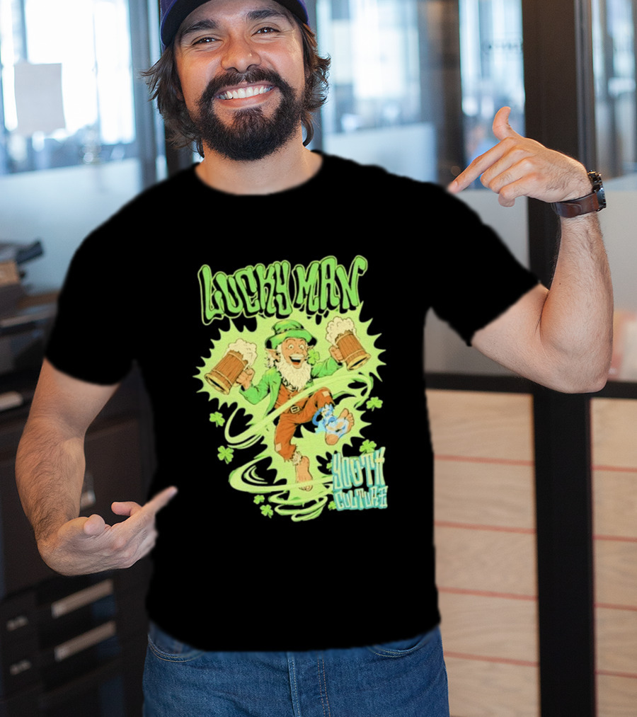 Lucky Man Leprechaun Youth Culture More Than Movement St Patricks Day T-Shirt