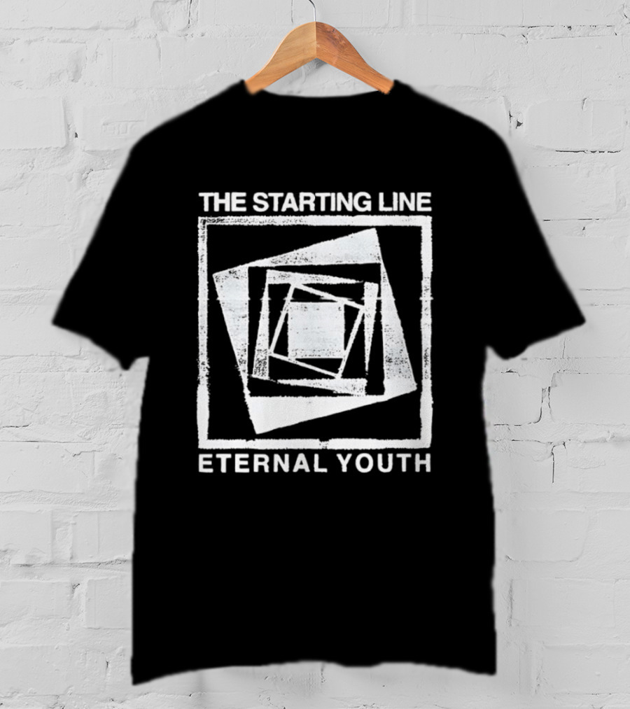 The Starting Line Eternal Youth Pop Punk Spiral Squares T-Shirt
