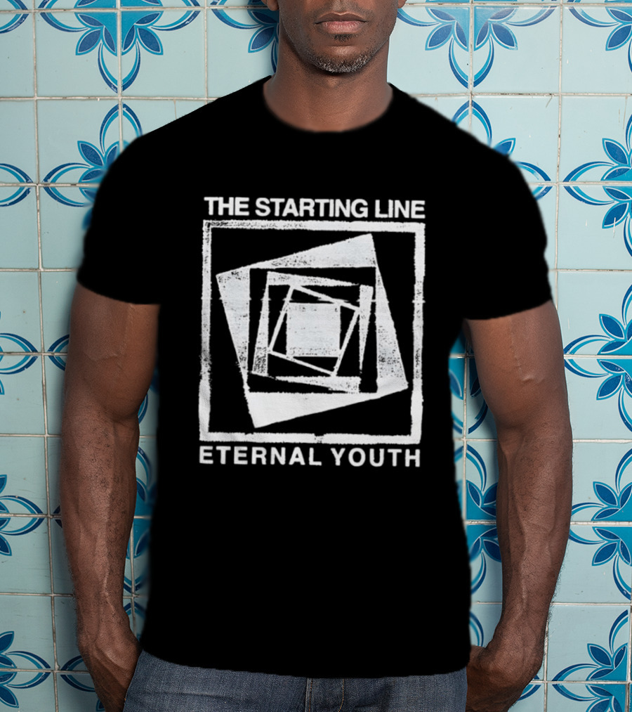 The Starting Line Eternal Youth Pop Punk Spiral Squares T-Shirt