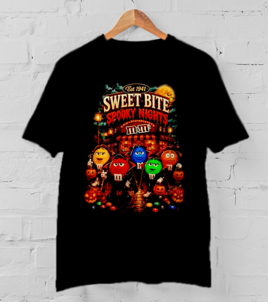 Est 1941 M&M's Sweet Bite Spooky Nights Halloween T-Shirt