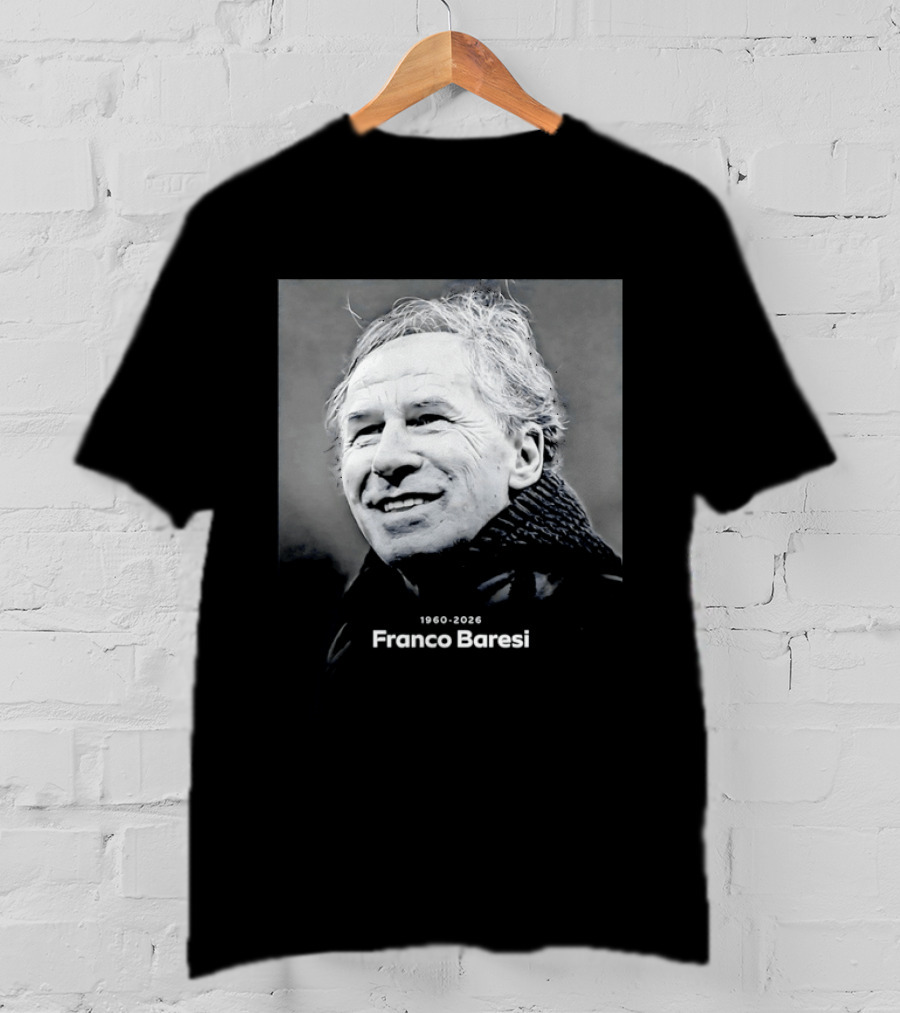 Franco Baresi 1960 2026 Memorial AC Milan T-Shirt