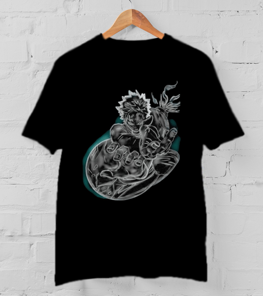 Megumi Fushiguro Ten Shadows Jujutsu Kaisen Dynamic Pose T-Shirt