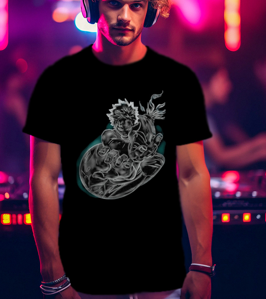 Megumi Fushiguro Ten Shadows Jujutsu Kaisen Dynamic Pose T-Shirt