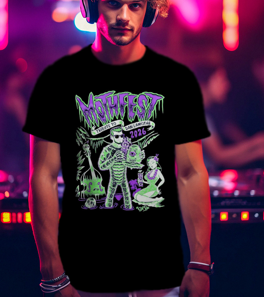 Mothfest Tribute To Dan Lamothe 2026 Creature T-Shirt