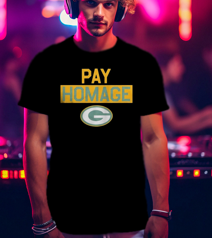 Green Bay Packers Pay Homage With Iconic G T-Shirt