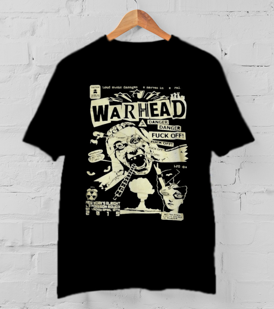 Warhead New York's Alright Crossboro Bridge Hardcore Distressed Danger T-Shirt