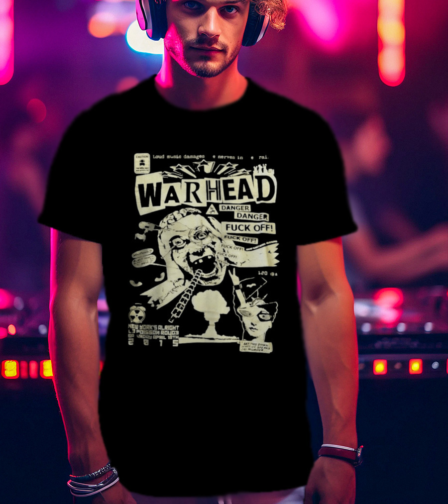 Warhead New York's Alright Crossboro Bridge Hardcore Distressed Danger T-Shirt